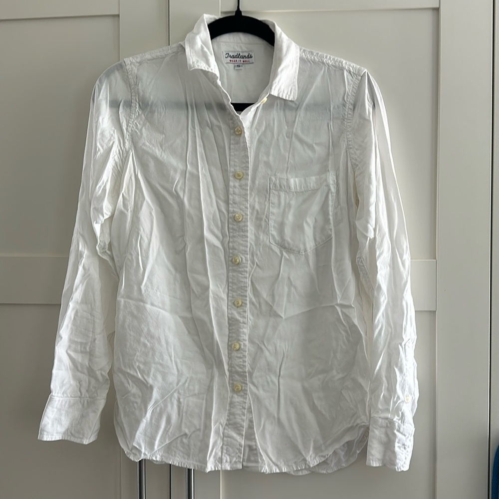 Tradlands white Button down